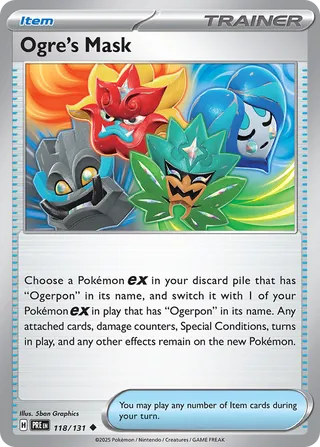 Ogre's Mask 118/131 - Prismatic Evolutions