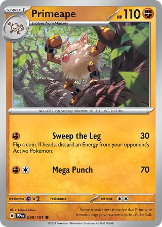 Primeape 099/191 - Surging Sparks