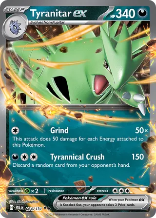 Tyranitar ex 064/131 - Prismatic Evolutions