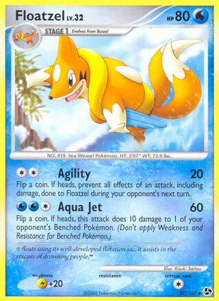 Floatzel 37/106 - Emerald