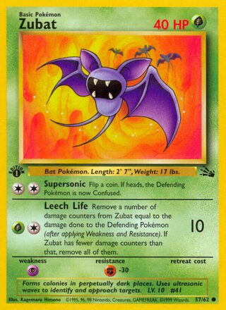 Zubat 57/62 - Fossil