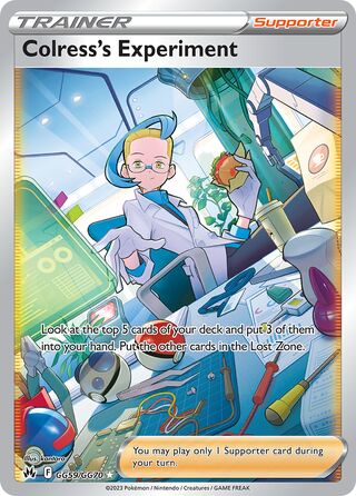 Colress's Experiment GG59/GG70 - Crown Zenith