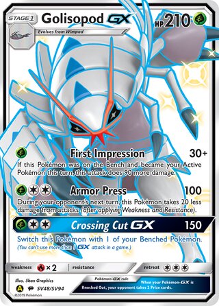 Golisopod-GX SV48/SV94 - Hidden Fates