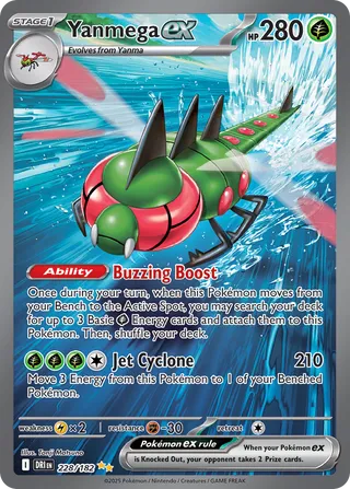 Yanmega ex 228/182 - Destined Rivals
