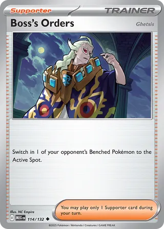 Boss's Orders 114/132 - Mega Evolution Base