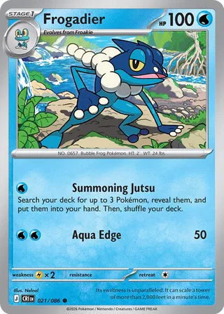 Frogadier 021/086 - Chaos Rising