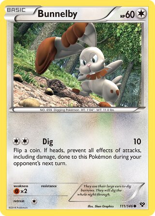 Bunnelby 111/146 - XY Base
