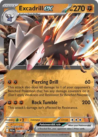 Excadrill ex 046/086 - Black Bolt