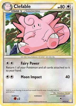 Clefable 3/123 - HeartGold & SoulSilver