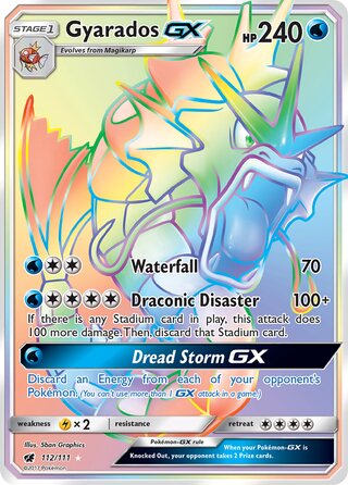 Gyarados-GX 112/111 - Crimson Invasion