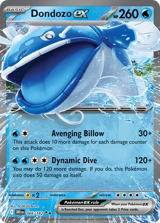 Dondozo ex 066/182 - Destined Rivals
