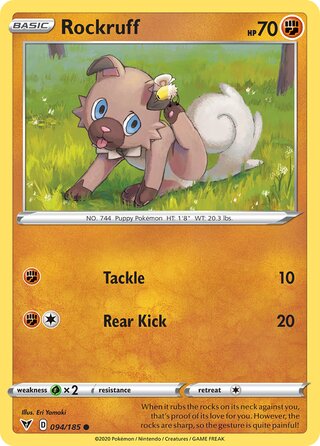 Rockruff 094/185 - Vivid Voltage
