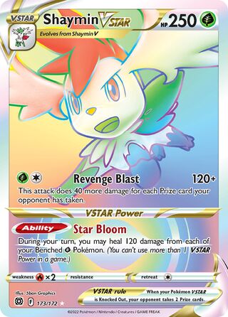 Shaymin VSTAR 173/172 - Brilliant Stars