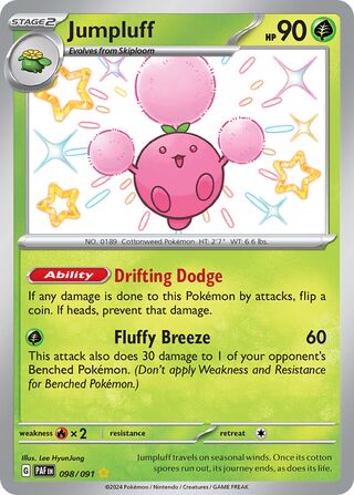 Jumpluff 098/091 - Paldean Fates
