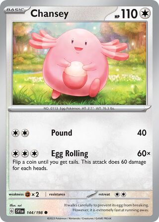 Chansey 144/198 - Scarlet & Violet Base