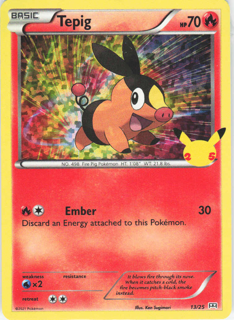 Tepig 13 - Mcdonald's 25th Anniversary