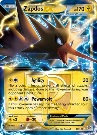 Zapdos-EX 48/135 - Plasma Storm