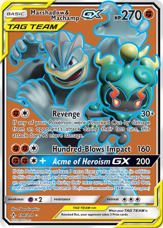 Marshadow & Machamp-GX 198/214 - Unbroken Bonds