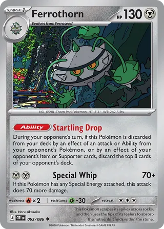 Ferrothorn 063/086 - Chaos Rising