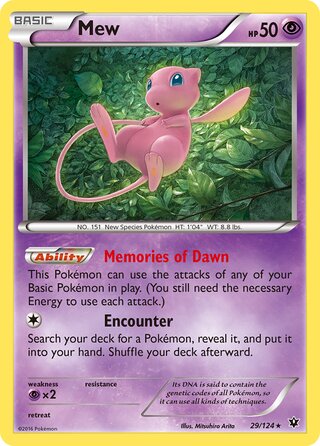 Mew 29/124 - Fates Collide