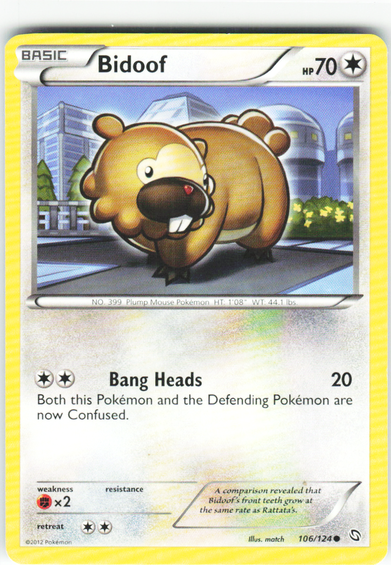 Bidoof 106/124 - Dragons Exalted