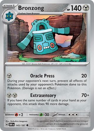 Bronzong 145/197 - Obsidian Flames