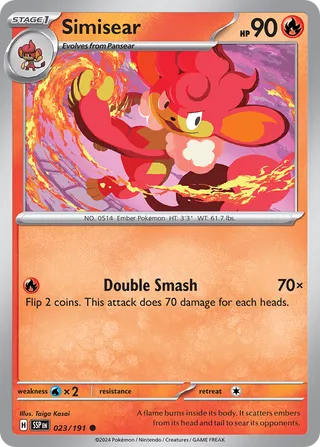 Simisear 023/191 - Surging Sparks