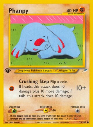 Phanpy 76/105 - Neo Destiny
