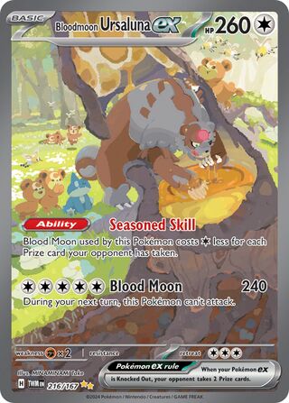 Bloodmoon Ursaluna ex 216/167 - Twilight Masquerade