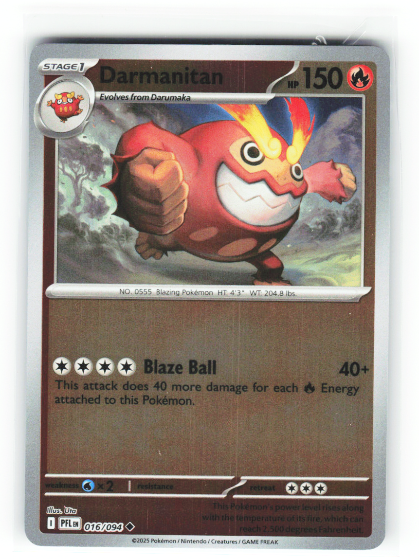 Darmanitan 016/094 - Phantasmal Flames - NM (ID: 53125426529050) - front