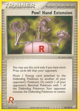 Pow! Hand Extension 85/109 - Team Rocket Returns
