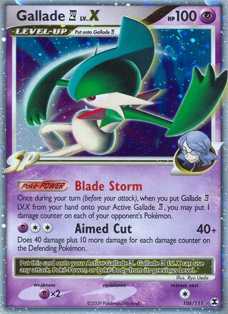 Gallade E4 LV.X 106/111 - Rising Rivals