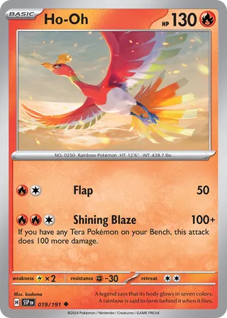 Ho-Oh 019/191 - Surging Sparks