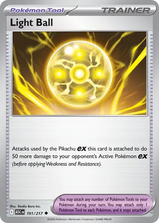 Light Ball 191/217 - Ascended Heroes