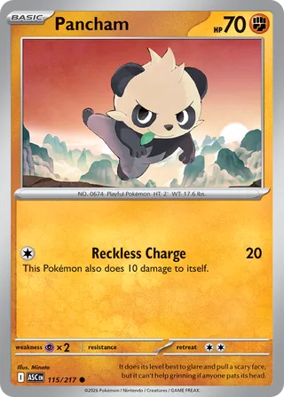 Pancham 115/217 - Ascended Heroes