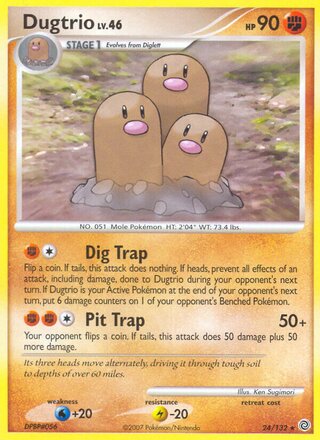 Dugtrio 24/132 - Secret Wonders