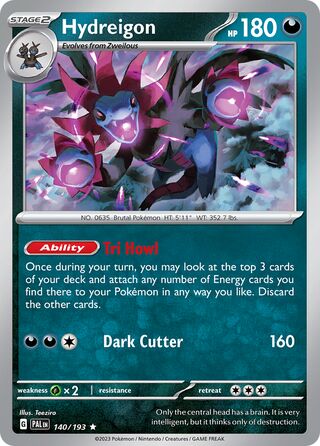 Hydreigon 140/193 - Paldea Evolved