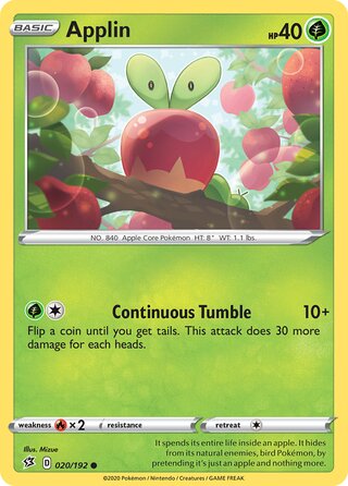 Applin 020/192 - Rebel Clash