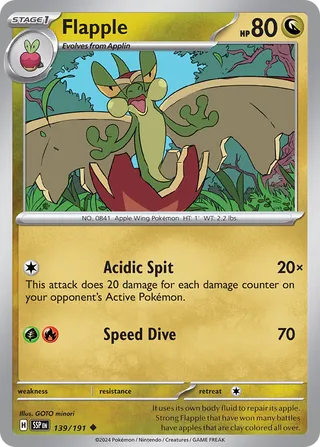 Flapple 139/191 - Surging Sparks