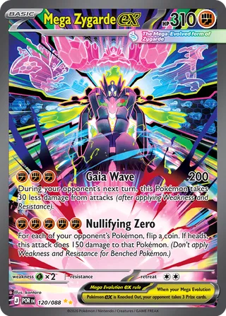 Mega Zygarde ex 120/088 - Perfect Order