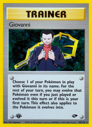 Giovanni 18/132 - Gym Heroes
