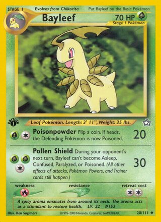 Bayleef 28/111 - Neo Genesis