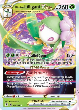 Hisuian Lilligant VSTAR 018/189 - Astral Radiance