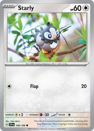 Starly 148/198 - Scarlet & Violet Base