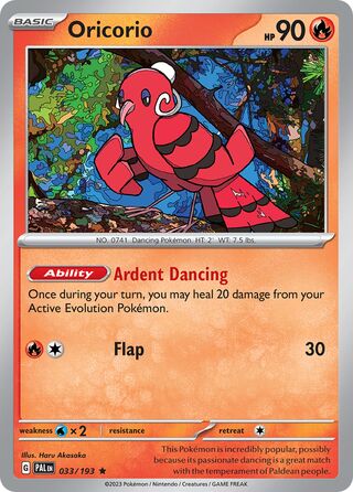 Oricorio 033/193 - Paldea Evolved