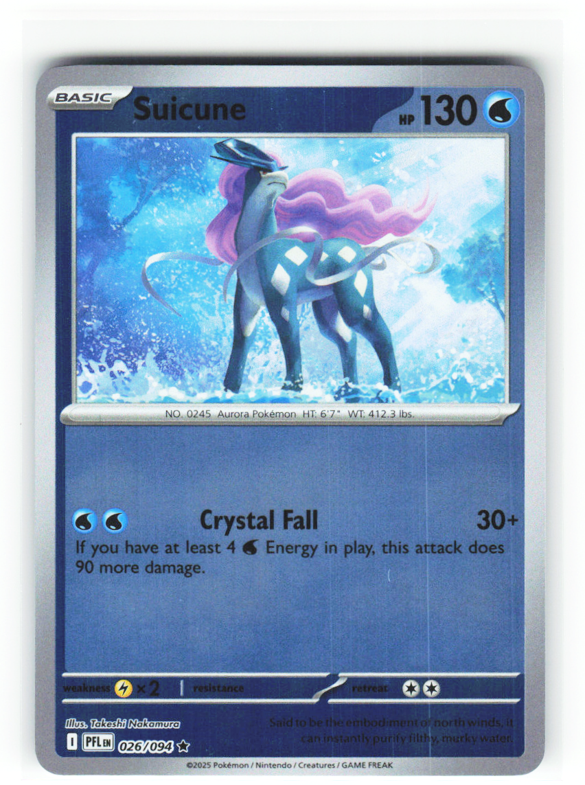 Suicune 026/094 - Phantasmal Flames - NM (ID: 53125426984746) - front