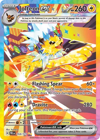 Jolteon ex 153/131 - Prismatic Evolutions