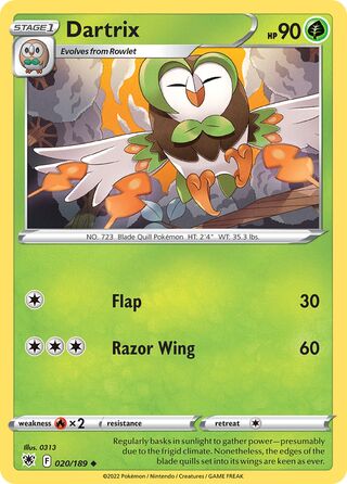 Dartrix 020/189 - Astral Radiance