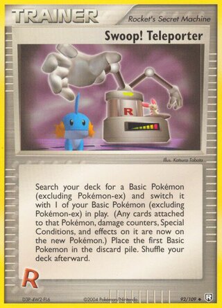 Swoop! Teleporter 92/109 - Team Rocket Returns