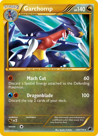 Garchomp 120/116 - Plasma Freeze